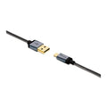 Cable Verbatim 120Cm Charge & Sync Braided Micro USB Metallic Black