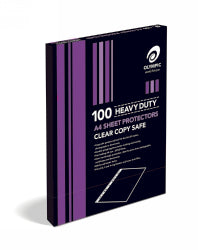Sheet Protectors Olympic A4 Copysafe Heavy Duty