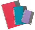 Note Book Marbig A4 Twin Wire Pastel Purple