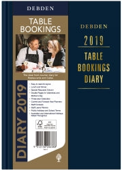 Diary 2019 Debden A4 2DTP Table Booking Blue