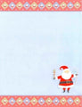 Paper Geo A4 Xmas 15'S Premium Harlequin Santa Foil