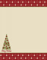 Paper Geo Xmas A4 Merry Christmas Tree Pk25