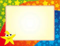 Paper Certificates Geo A4 Star Guy Multicolour Pk25