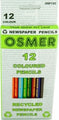 Pencil Coloured Osmer Recycled Bx12