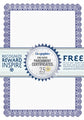 Paper Certificates Geo A4 Conventional Blue Pk25