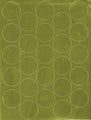 Stickers Geo Seals Foil Gold 8.5X11 Pk100