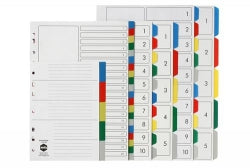 Marbig Dividers A4 Pp 20 Tab 35022