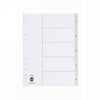 Marbig Divider A4 Pp 1-5 Grey 35100