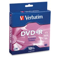 Dvd+R Verbatim 120Min 8X 4.7Gb Spindle 10
