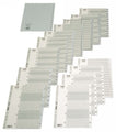 Bantex Dividers A4 Pp 1-10 Grey 6210