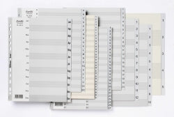 Dividers  Bantex A4 Pp Grey Jan-Dec