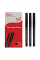 Pen Stat Fineliner 0.4m Fibre Nib Blue -  Box of 12