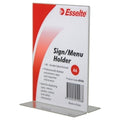 Menu/Sign Holder Esselte A6 Double Sided Portrait