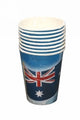 Party Cups Alpen Aust Flag Pk8