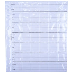 Album Refill Coin 42 P 6 Hole  Fits Cm11 Cm280E & Cmdl 4Ring Pk10