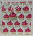 Bag Gift Lge Ozcorp Hot Pink Cupcake