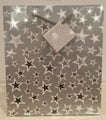 Bag Gift Lge Ozcorp Silver Stars