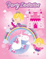Pad Invitation Fairy Castle