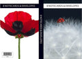 Notelet Set Jane Davenport Poppy/Clouds