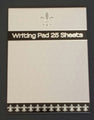Writing Pad Ozcorp Fleur De Lys 145X195Mm 25 Sheets