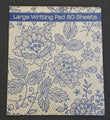 Writing Pad Ozcorp Blue Lace 210X245Mm 50 Sheets