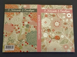 Notelet Set Ozcorp Candyfish/G Garden Pk8