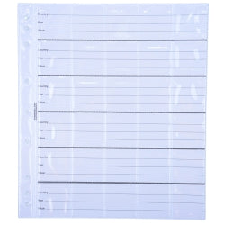Album Refill Coin 30P 6 Hole Fits Cm11 Cm280E & Cmdl 4 Ring Pk10