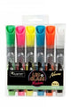 Marker Led Quartet Neon Dry Erase Asst Colours Pk6