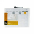 White Board Quartet Basics 280X360Mm Calendar Grey