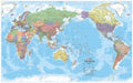 Map Hema World Wall Laminated In Tube