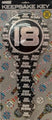 Birthday Key Ozcorp Holographic Foil 18Th Silver And Black