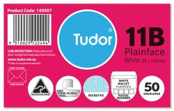 Envelope W/Face Tudor 145X90 S/S C-25 N/Pc 11B
