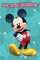 Card Birthday Value A200 Boys Micky Mouse