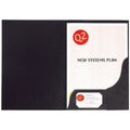 Presentation Folder Marbig Leathergrain A4 Black