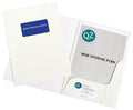 Marbig Presentation Folder A4 Gloss White - Pk of 20