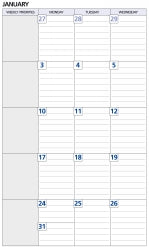 Planner Refill Debden Month/Tabs  Dk1310