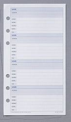 Dayplanner Refill Debden Tel/Address Kt3002