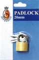 Padlocks Brass Sovereign 20Mm B/Crd