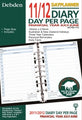 Dayplanner Refill Debden  Dk1100 Day To View Financial Year