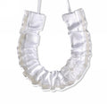Wedding Charm Me Horseshoe W/Floral Rosette White