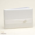 Wedding Guest Book Me With Diamante Heart Ivory