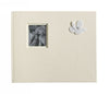 Wedding Guest Book Me W/Floral Embossing Ivory