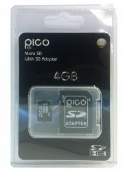 Memory Card Pico Sdhc Micro And Adaptor 4Gb