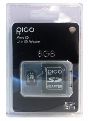 Memory Card Pico Sdhc Micro And Adaptor 8Gb