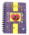 Address Book C/Land 125X95Mm Wiro Chocolate Collection