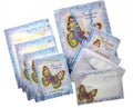 Writing Pad C/Land A5 30Lf Brilliance Butterfly