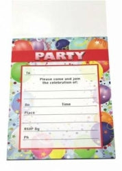 Pad Invitation C/Land 194X143Mm Boys Birthday