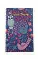 Travel Diary C/Land Case Bound 170X105 Owl Design