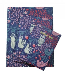 Notebook C/Land Case Bound A5 100 Sheets Owl Design