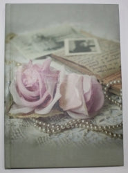 Notebook C/Land Case Bound A4 100 Sheets Pearl Design